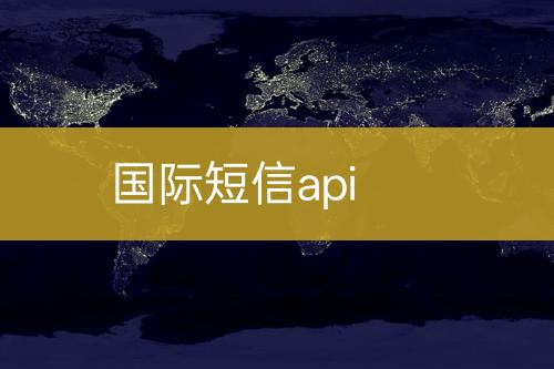 国际短信api